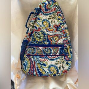 Retired NWOT Vera Bradley Sling Tennis Backpack in Marina Paisley